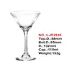 Copo Criativo de Vidro para Coquetel, Taça Personalizada de Bar para Martini, Copo para Margarita, Conjunto de Taças, Taça de Champanhe