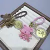 Popular Llavero Colgante Pastel de la Fortuna Princesa Dorada Colgante de Lista Dorada Bolso Regalo de Paz y Alegría