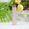 Botella de perfume de vidrio portátil de 8 ml con mecanismo de presionar y girar, botella de recarga de perfume tamaño viaje, frasco vacío de spray de viaje para muestras de belleza