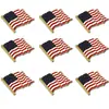 Broche Bandera de Estados Unidos Mapa del Mundo Sentido Avanzado Insignia de Aleación Emblema Nacional Medalla Conmemorativa Pintura Metálica Venta al por Mayor Transfronteriza