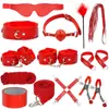 Juguetes sexuales para adultos Jiuai, accesorios SM, juguetes sexuales para parejas, bondage, látigo de cuero, tapón anal, entrenamiento del amor y provocación