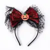 Faixa de Cabelo de Halloween Teia de Aranha Engraçada para Mulheres Novo Estilo 2026 Faixa de Cabelo Atmosférica Acessórios de Cabelo Acessórios de Presilha de Cabelo para Festival