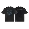 Erd Melancólico Rico Segunda Generación Nuevo Holgado Casual Belleza Tendencia Nicho Marca de Tendencia Estampado Cuello Redondo Manga Corta Colección de Camisetas para Hombres y Mujeres