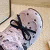 Novedad Otoño 2026 Zapatos Casuales para Niños Versión Coreana Lindo Moño Lunares Suela Suave Zapatos de Entrenamiento Alemanes para Niñas