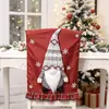 Novos Adereços para Layout de Cena de Natal Desenho Animado Boneco Estereoscópico Sem Rosto Capa de Cadeira Boneco Rudolph Capa de Cadeira Cadeira