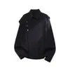 Camisa Polo de Manga Corta para Hombre Verano 2025 Seda de Hielo Secado Rápido Cuello Camisero Camiseta Deportiva 11224203280 Blanco Negro