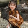 Vestido infantil Cheongsam verão novo estilo chinês estilo chinês vestido hanfu vestido cheongsam retrô aprimorado para meninas verão