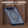 Funda adecuada para teléfono plegable iPhone Ultra con soporte para lente, tacto de piel mate, protección magnética transparente anticaídas