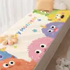 Alfombrilla Linda de Dibujos Animados para Ventana Saliente Alfombra de Cachemira Sintética para Dormitorio Principal Alfombra de Mesita de Noche Alfombrilla para Balcón Cojín para Asiento Tatami Universal para Todas las Estaciones
