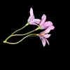 Simulação Flor de Lírio Pequena de Tecido com Três Ramos Arranjo Floral de Casamento Flor para Penteado Guirlanda de Flores Acessórios para Arranjo Floral Materiais de Decoração para Casa Atacado