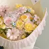 Gasa Perlada Estilo Francés Plisado Encaje Accesorios Florales Falda de Envoltura de Flores Hecho a Mano DIY Flor de Cinta Tienda de Flores Al por Mayor