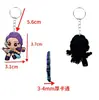 Llavero Colgante de Dibujos Animados de PVC, Colgante del Grupo Femenino de Demon Slayer, Accesorio, Regalo Pequeño
