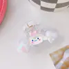 Desenho fofo jade canela cachorro melodia pequeno elástico anel de cabelo não machuca cabelo prendedor rabo de cavalo corda de cabeça versátil sanrio acessórios de cabelo