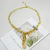 Cadena flash collar de diamantes cadena para suéter personalizada larga 2024 nuevo popular en la red primavera y verano cadena para clavícula de alta calidad nicho mujer