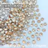 6mm Shiyue Face Fundo Pontiagudo Diamante Nail Art Diamante Oito Grandes Oito Pequenos Face Nail Art Joias Cristal Vidro Joias Atacado