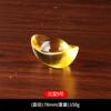 Lingote de cristal de topacio al por mayor grava de cristal vidrio lingote de oro cornucopia joyería decorativa hogar lingote de cristal