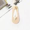 Calcetines de Seda de Hielo para Mujer, Verano Delgados con Suela de Algodón Antideslizantes de Corte Bajo Invisibles Cortos Venta al por Mayor