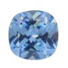Piedra sintética de espinela de color en forma de almohada, gema suelta cuadrada para anillo artificial, incrustada con joyería, piedra principal, piedra con base puntiaguda
