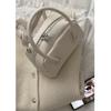 Bolso rosa primavera para mujer bolso de mano 2024 nuevo simple cuadrado pequeño bolso cruzado de hombro Joker primera generación de pelo