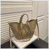 Bolso Retro de Otoño e Invierno de Gran Capacidad para Mujer 2025 Nuevo Bolso de Hombro Casual Versátil para Viajero Bolso Tote de Mano