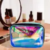Bolsa de Cosméticos Nueva Popular de PVC Impermeable Bolso de Mano Bolsa de Artículos de Tocador Impermeable Bolso de Mano para Cosméticos