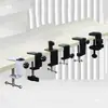 Clip de aleación de aluminio mejorado y reforzado en forma de I Soporte metálico cantilever fijo para escritorio para lámpara de escritorio y base para accesorios de aromaterapia