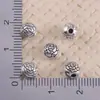 Liga Prata Antiga Ouro Antigo Forma de Flor Pétala Rosa Espaçadores Contas Pulseira Colar Pingente Acessórios para Joias DIY Atacado