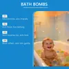 Juguete de Burbujas Set de Bolas de Baño, Cuidado Diario, Cuidado Suave para Cuerpo y Piel, Limpieza de Baño, Divertidas Bolas de Baño