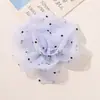 Estética Intelectual Elegante Acessórios de Renda de Bolinhas Camélia Roupas DIY Acessórios para Cabeça Broche Acessórios para Cabeça