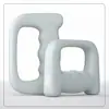 Halteres de boxe, halteres foscos, compactos e duráveis, para fitness em casa, treinamento aeróbico, exercícios de força para os braços, halteres de boxe de ferro fundido