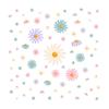 Adesivos de Parede Margarida Adesivos de Parede Florais Boêmios Decoração de Quarto de Menina Flor Composta Decalques de Quarto Infantil Jardim de Infância