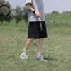 Pantalones cortos deportivos casuales de estilo japonés, de verano, finos, de cinco puntos, holgados y rectos, de marca de moda.