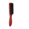 Cepillo para Barba de Bambú Transfronterizo, Cepillo para Cabeza de Aceite, Peine de Tres Filas, Cepillo para Cabello Roto, Peine Alisador de Pelo de Cerdas de Jabalí, Cepillo Limpiador de Barba para Hombres