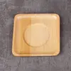 Posavasos y Manteles de Bambú Material Base Hecho a Mano Creativo DIY Bandeja para Niños Fabricación de Mosaicos Formas Cuadradas y Redondas