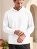 Sudadera con capucha de algodón para hombre, primavera y otoño, transfronteriza TK, talla europea, puños ajustados, sin cierre, estilo americano para deportes al aire libre, manga larga