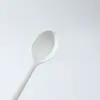 Cuchara Desechable Redonda para Postre de Ácido Poliláctico PLA Personalizada de 6 pulgadas Empaque Vajilla Totalmente Biodegradable Ecológica Grado Alimentario