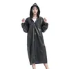 Poncho Impermeable de Eva No Desechable para Adultos al Aire Libre Viaje Concierto Portátil Multifuncional Moda