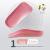 Palmilhas Revitalizadoras de Arco para Homens e Mulheres, Almofadas Invisíveis de Meio Comprimento para Aumentar a Altura, Palmilhas para Aumentar a Altura para Botas Martin