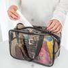 Bolsa Cosmética Portátil Personalizada em PVC Bolsa de Higiene para Viagem de Negócios Bolsa de Armazenamento Impermeável Grande Capacidade Bolsa de Armazenamento Portátil
