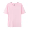 79000 Camiseta de Algodón Puro Color Sólido 180g Cuello Redondo para Hombre Camisa Publicitaria Uniforme de Grupo Venta al por Mayor Camiseta de Manga Corta para Hombre con Logo Impreso