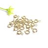 Acessórios Banhados a Ouro 14K Preservadores de Cor Fecho de Mola DIY Joias Pulseira Colar Fecho Conector Final Fecho com Padrão Nobre