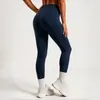 Novas calças de yoga Mingda de cintura alta com levantamento de bumbum para mulheres com bolsos laterais, leggings de yoga com sensação de pele nua, roupas de ginástica esportiva para yoga
