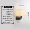 Luminária de Parede Simples de Tecido Nórdico Estilo Americano Modelo Quarto Hotel Quarto de Hóspedes Cabeceira Quarto Leitura Corredor Luminária de Parede