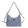 Bolso Acolchado con Cadena Estilo Chanel, Bolso de Hombro Vintage de Alta Gama para Mujer, Bolso Tote Pequeño Cruzado de un Solo Hombro