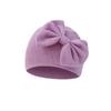 Comercio Exterior de Amazon Gorro Fetal para Bebé Suéter con Lazo para Bebé Gorro Cálido de Doble Capa para Recién Nacido Otoño e Invierno