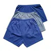 Ropa interior tipo bóxer para hombres de mediana edad y ancianos, talla extra para gordos, cintura transpirable, pantalones, fabricantes, venta al por mayor, algodón