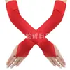 Luvas Femininas Longas de Tela Sem Dedos Sexy para Casamentos, Óperas, Festivais, Festas, Compatíveis com Tela de Toque