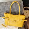 Bolso Tote Transfronterizo de Gran Capacidad, Sencillo y Moderno para Mujer, Nueva Moda Verano 2026, Bolso de Hombro Versátil y Casual, Tendencia