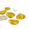 Adornos de lingote de oro aleación sólida para el Dios de la Riqueza fortuna hogar feng shui oficina joyería al contado mayoreo una generación de cabello