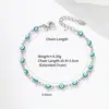 Pulsera Transfronteriza Ojo de Demonio Cruzado Europeo Americano de Oriente Medio Acero Inoxidable Moda Ojo de Aceite Goteante Joyería Personalizada Unisex